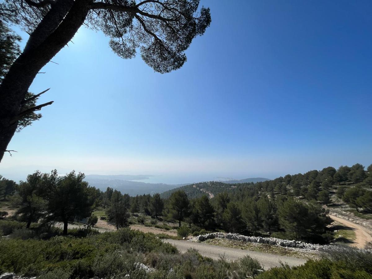 Petit Paradis A Sanary Avec Vue Mer Wifi Et Clim Buitenkant foto